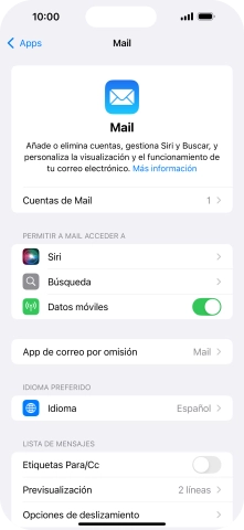 Pulsa Cuentas de Mail. Pulsa Cuentas de Mail.