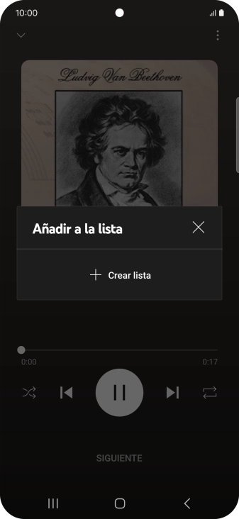 Pulsa Crear lista. Pulsa Crear lista.