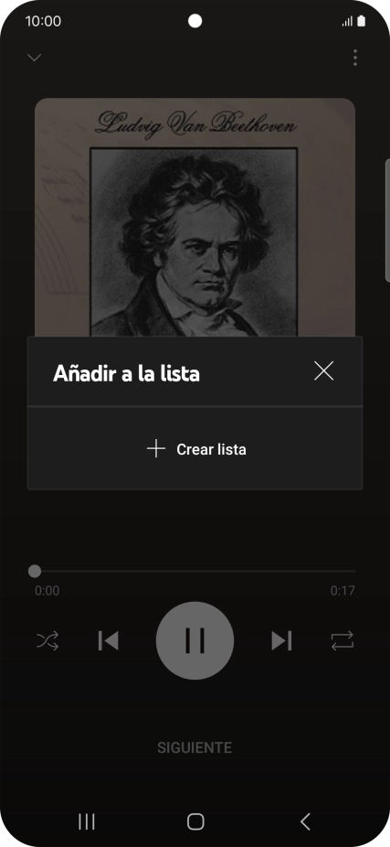 Pulsa Crear lista. Pulsa Crear lista.