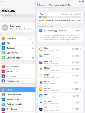 Pulsa la app deseada.