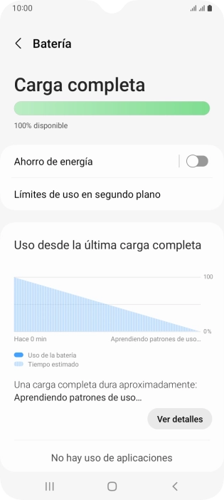 Pulsa Ahorro de energía. Pulsa Ahorro de energía.