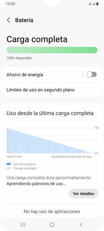 Pulsa Ahorro de energía. Pulsa Ahorro de energía.