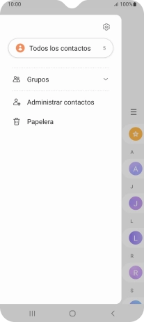 Pulsa Administrar contactos. Pulsa Administrar contactos.