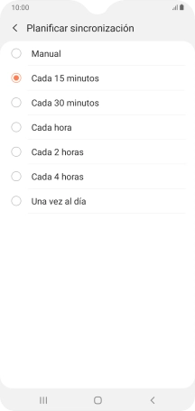 Pulsa el ajuste deseado. Pulsa el ajuste deseado.
