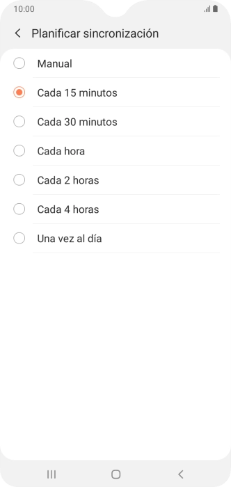Pulsa el ajuste deseado. Pulsa el ajuste deseado.