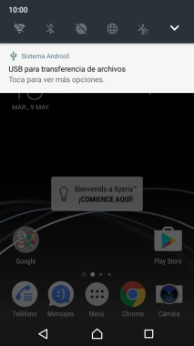 Pulsa el icono de conexiones. Pulsa el icono de conexiones.