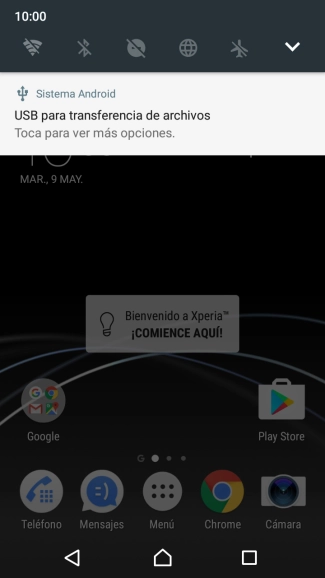 Pulsa el icono de conexiones. Pulsa el icono de conexiones.