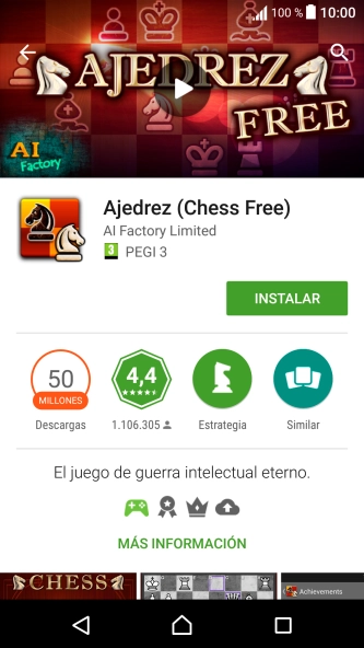 Pulsa INSTALAR y sigue las indicaciones de la pantalla para instalar la app. Pulsa INSTALAR y sigue las indicaciones de la pantalla para instalar la app.