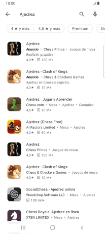 Pulsa la app deseada. Pulsa la app deseada.