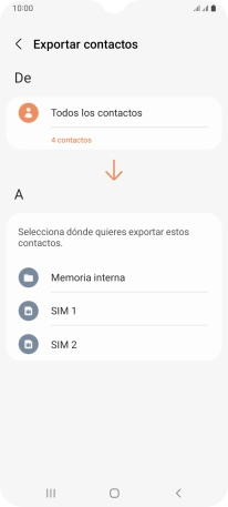 Pulsa el nombre de la tarjeta SIM. Pulsa el nombre de la tarjeta SIM.