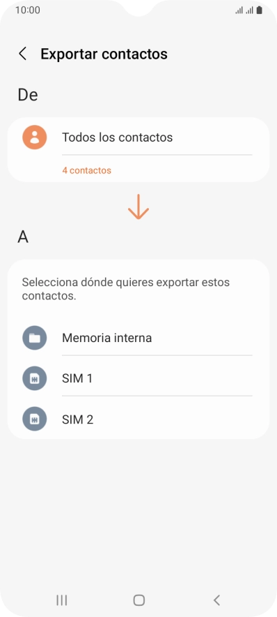 Pulsa el nombre de la tarjeta SIM. Pulsa el nombre de la tarjeta SIM.