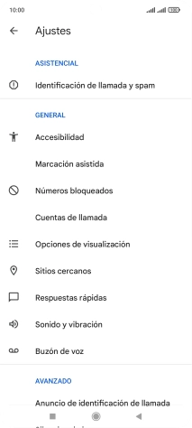 Pulsa Buzón de voz.