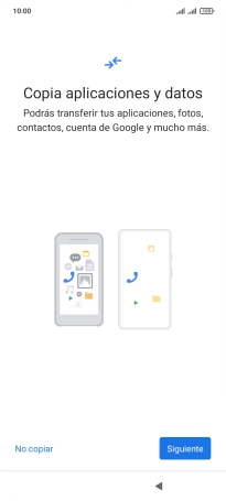 Puedes transferir el contenido de otro teléfono cuando activas tu teléfono por primera vez y cuando lo has restablecido. Cuando aparezca en la pantalla del teléfono esta imagen, ya está listo para la transmisión del contenido del otro teléfono. Puedes transferir el contenido de otro teléfono cuando activas tu teléfono por primera vez y cuando lo has restablecido. Cuando aparezca en la pantalla del teléfono esta imagen, ya está listo para la transmisión del contenido del otro teléfono.