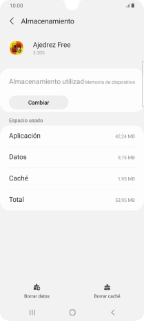 Pulsa Borrar caché. Pulsa Borrar caché.