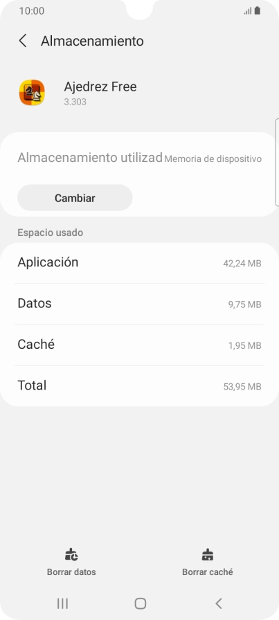 Pulsa Borrar caché. Pulsa Borrar caché.