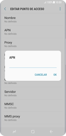Introduce airtelwap.es y pulsa OK. Introduce airtelwap.es y pulsa OK.