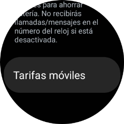 Pulsa Tarifas móviles. Pulsa Tarifas móviles.
