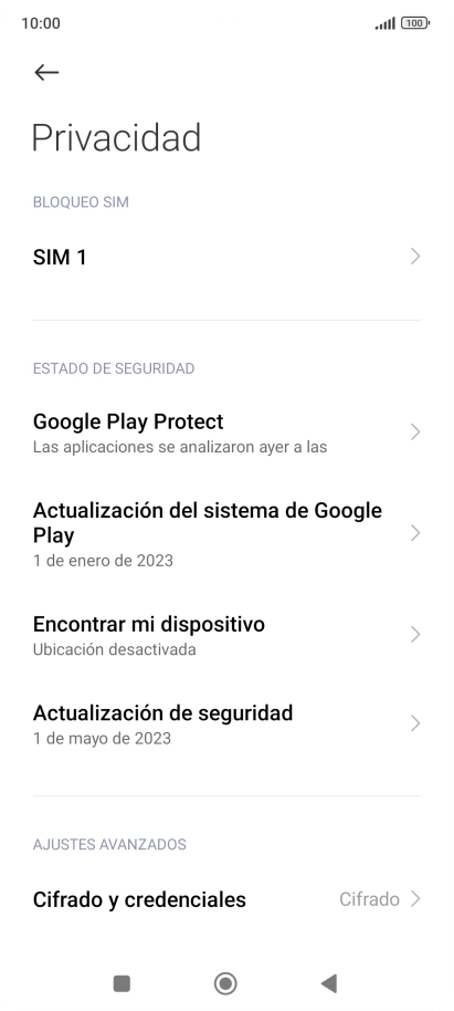 Pulsa el nombre de la tarjeta SIM. Pulsa el nombre de la tarjeta SIM.
