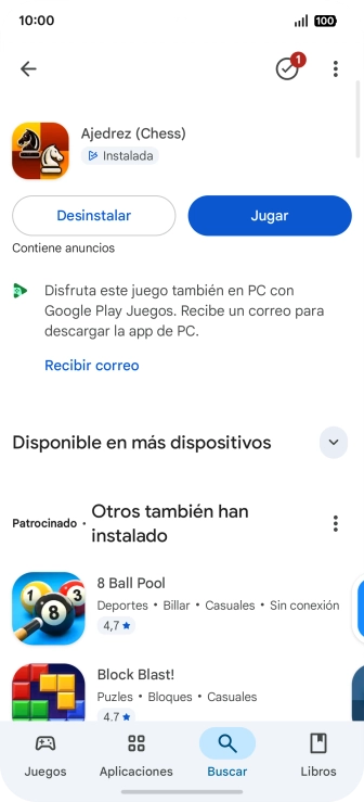 Desliza el dedo hacia arriba desde la parte inferior de la pantalla para terminar y volver a la pantalla de inicio. Desliza el dedo hacia arriba desde la parte inferior de la pantalla para terminar y volver a la pantalla de inicio.