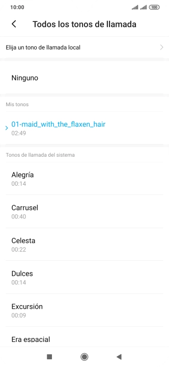 Pulsa la tecla de inicio para terminar y regresar a la pantalla de inicio. Pulsa la tecla de inicio para terminar y regresar a la pantalla de inicio.