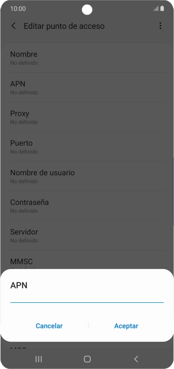 Introduce airtelwap.es y pulsa Aceptar. Introduce airtelwap.es y pulsa Aceptar.