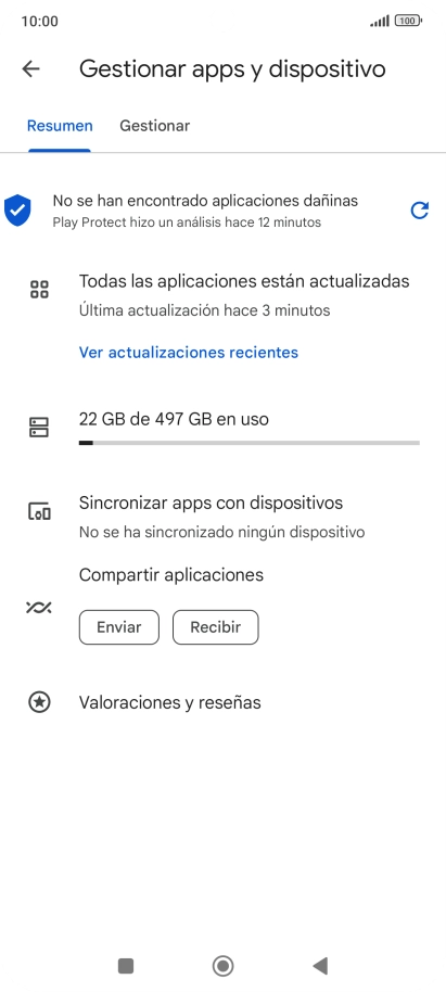 Pulsa Gestionar. Pulsa Gestionar.
