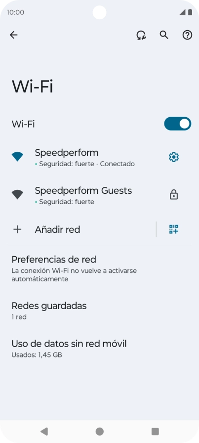 Pulsa la tecla de inicio para terminar y regresar a la pantalla de inicio.