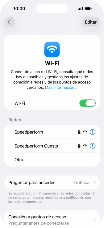 Pulsa la red wifi deseada e introduce la contraseña de esta red. Pulsa la red wifi deseada e introduce la contraseña de esta red.