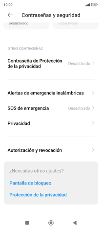 Pulsa Privacidad.