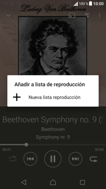 Pulsa Nueva lista reproducción. Pulsa Nueva lista reproducción.