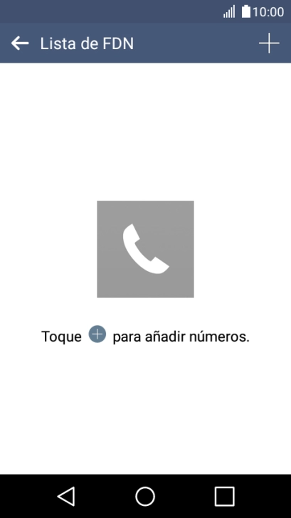 Pulsa el icono de añadir contacto. Pulsa el icono de añadir contacto.