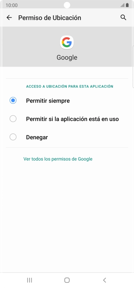 Pulsa el ajuste deseado. Pulsa el ajuste deseado.