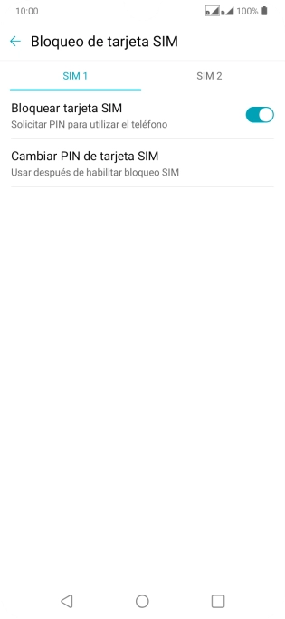 Pulsa la tarjeta SIM deseada. Pulsa la tarjeta SIM deseada.