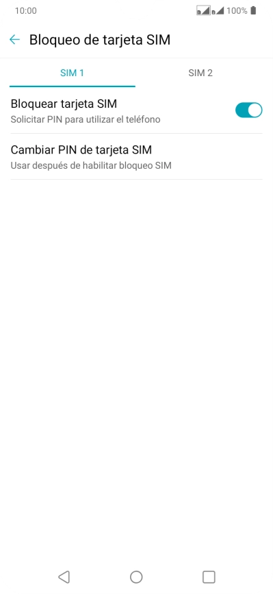 Pulsa la tarjeta SIM deseada. Pulsa la tarjeta SIM deseada.