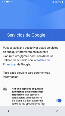Sigue las indicaciones de la pantalla para transferir contenido desde el otro teléfono y finalizar la activación de tu teléfono. Sigue las indicaciones de la pantalla para transferir contenido desde el otro teléfono y finalizar la activación de tu teléfono.