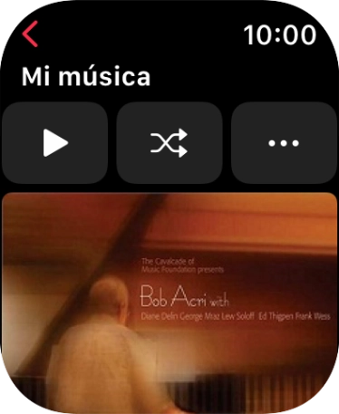 Pulsar el icono de reproducción para iniciar la reproducción. Pulsar el icono de reproducción para iniciar la reproducción.