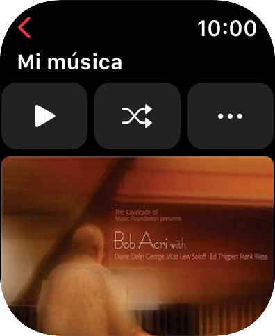 Pulsar el icono de reproducción para iniciar la reproducción. Pulsar el icono de reproducción para iniciar la reproducción.