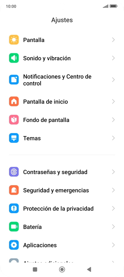 Pulsa Sonido y vibración. Pulsa Sonido y vibración.