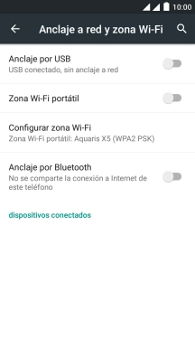 Pulsa el indicador junto a 