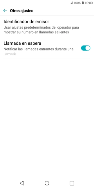Pulsa el indicador junto a 