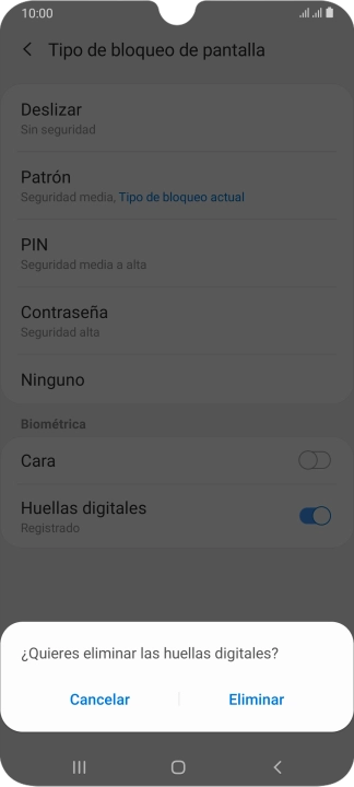 Pulsa Eliminar. Pulsa Eliminar.