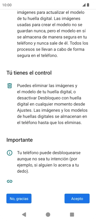 Pulsa Acepto. Pulsa Acepto.