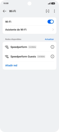 Pulsa la red wifi deseada. Pulsa la red wifi deseada.