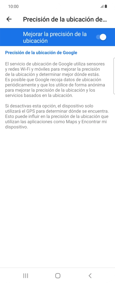 Pulsa el indicador junto a Pulsa el indicador junto a