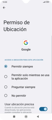 Pulsa el ajuste deseado. Pulsa el ajuste deseado.