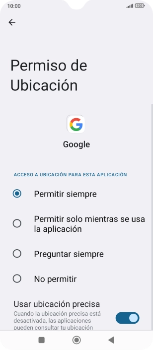 Pulsa el ajuste deseado. Pulsa el ajuste deseado.