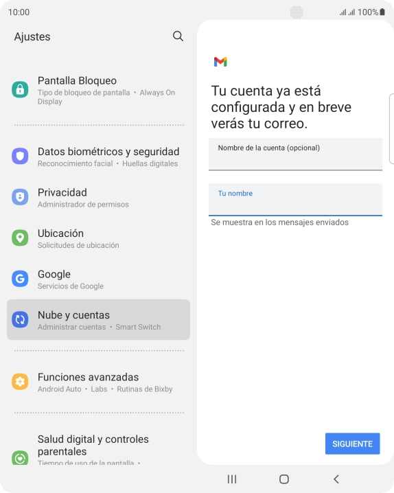 Pulsa SIGUIENTE. Pulsa SIGUIENTE.