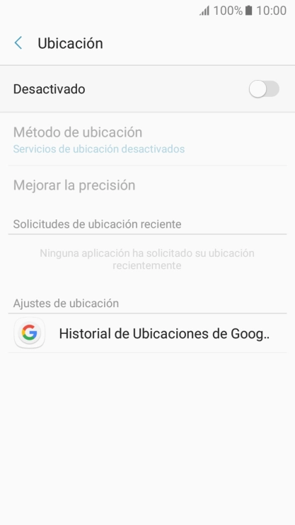 Pulsa el indicador para activar o desactivar la función.