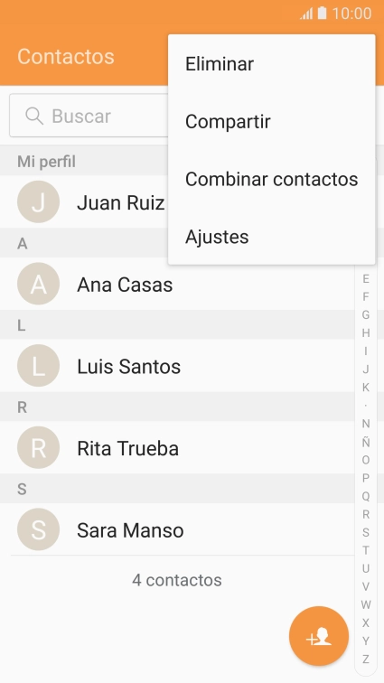 Pulsa Ajustes.