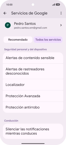 Pulsa Localizador.